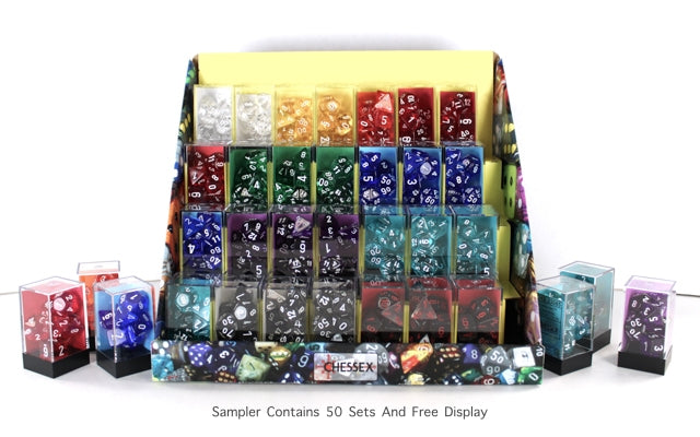 Translucent: Poly Assorted Box of 50 Dice Sets from Chessex image 1