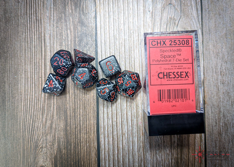 Speckled: Poly Set Space (7) from Chessex image 3