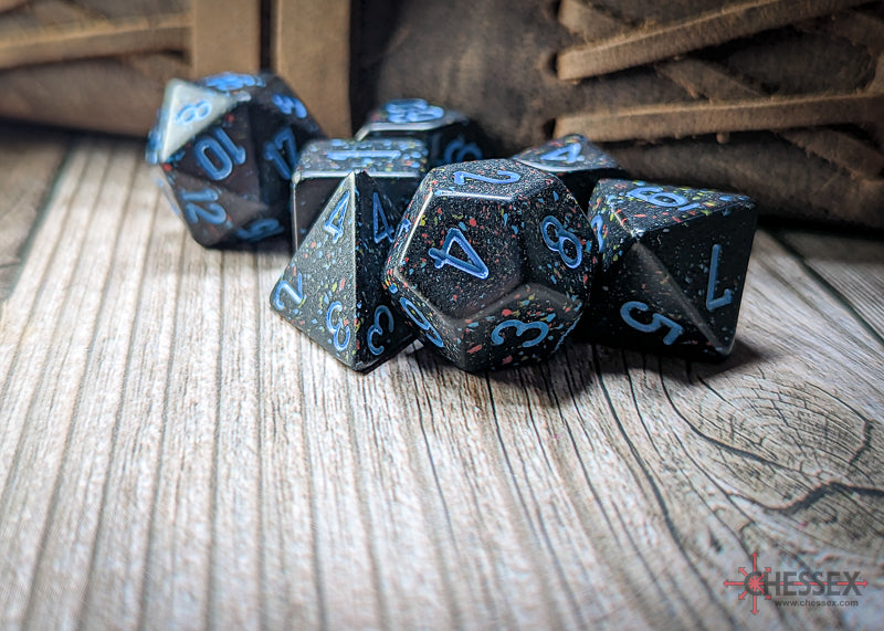 Speckled: Poly Blue Stars (7) from Chessex image 4