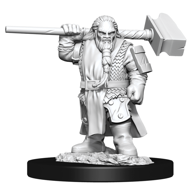 Dungeons & Dragons Nolzur's Marvelous Unpainted Miniatures: W11 Male Dwarf Cleric from WizKids image 12