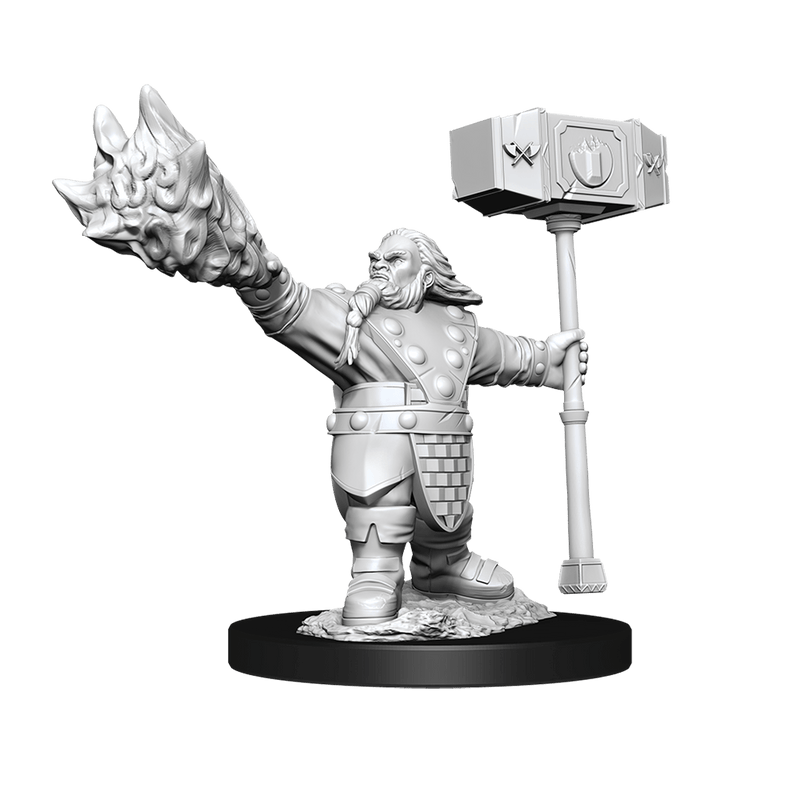 Dungeons & Dragons Nolzur's Marvelous Unpainted Miniatures: W11 Male Dwarf Cleric from WizKids image 14