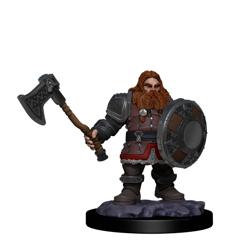 Dungeons & Dragons Nolzur's Marvelous Unpainted Miniatures: W11 Male Dwarf Fighter from WizKids image 13