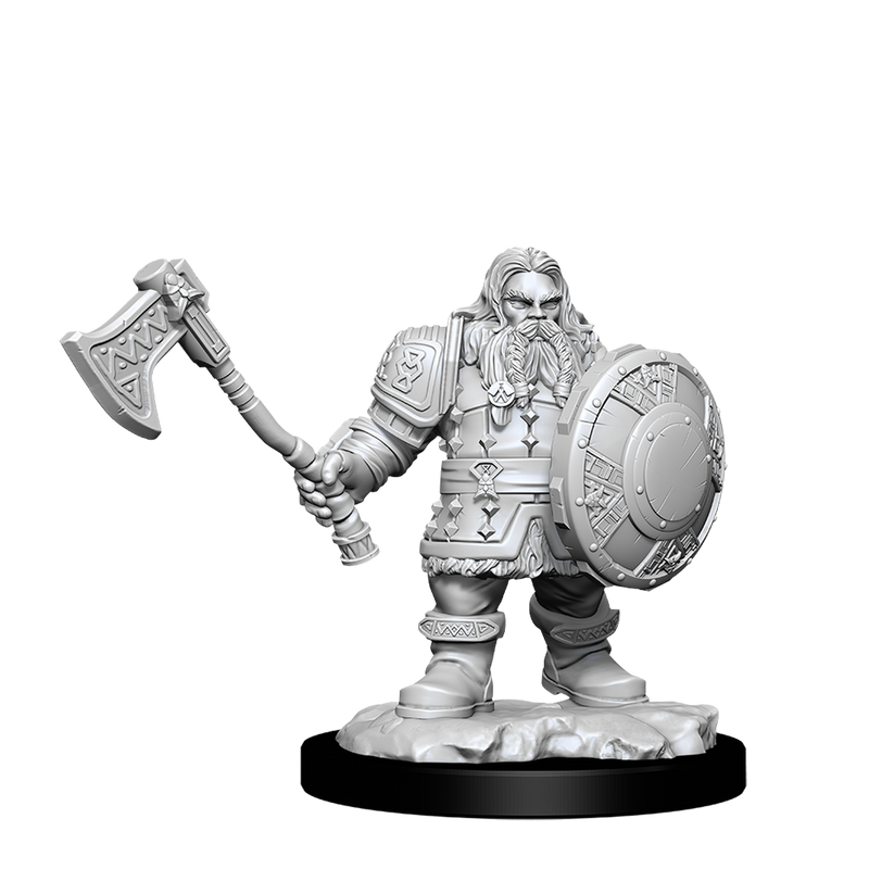 Dungeons & Dragons Nolzur's Marvelous Unpainted Miniatures: W11 Male Dwarf Fighter from WizKids image 12