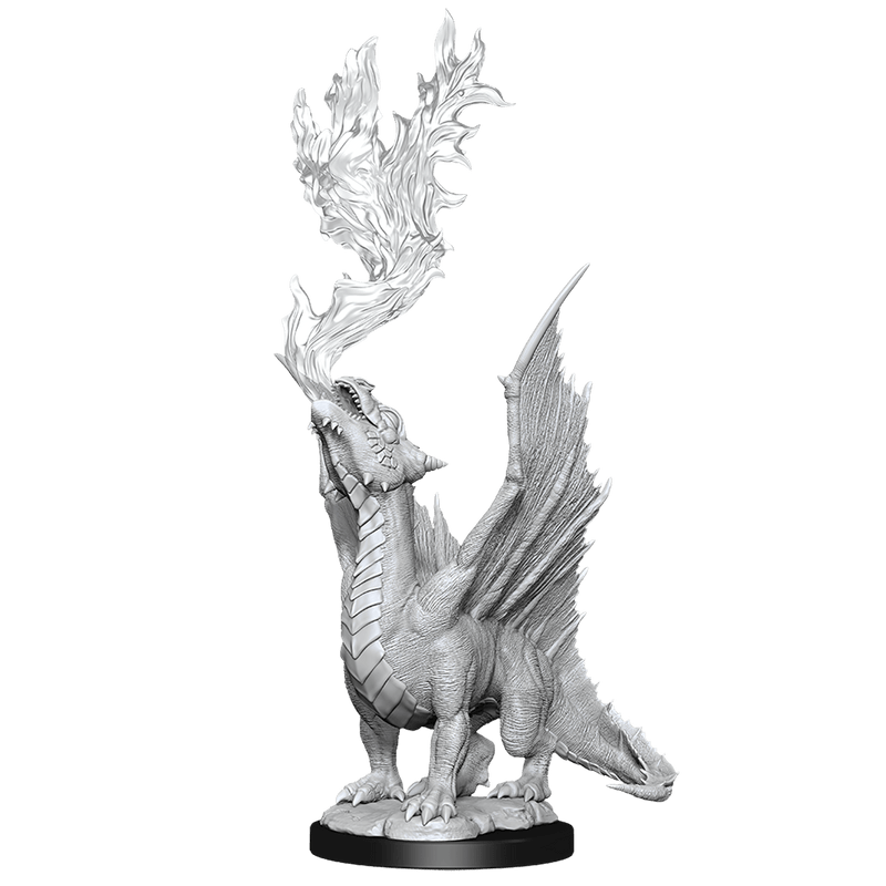 Dungeons & Dragons Nolzur's Marvelous Unpainted Miniatures: W11 Gold Dragon Wyrmling & Small Treasure Pile from WizKids image 12
