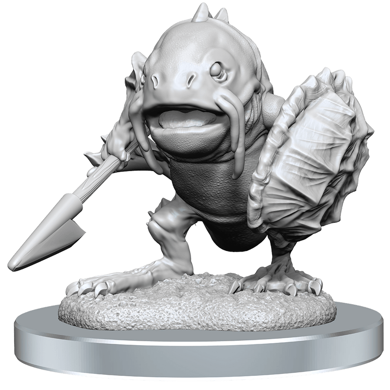 Dungeons & Dragons Nolzur's Marvelous Unpainted Miniatures: W20 Locathah & Seal from WizKids image 5