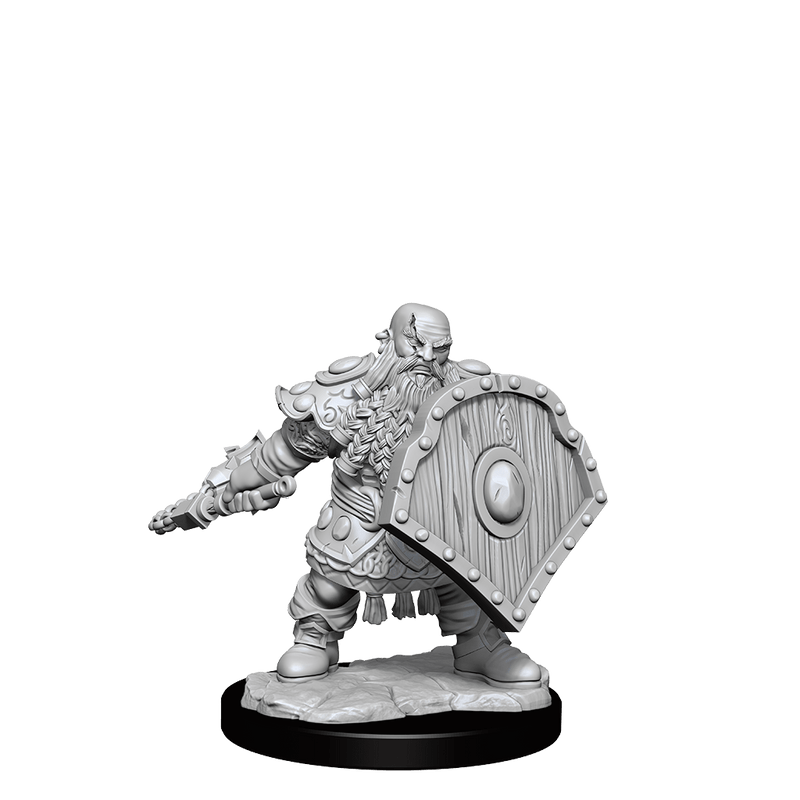 Dungeons & Dragons Frameworks: W01 Dwarf Fighter Male from WizKids image 14