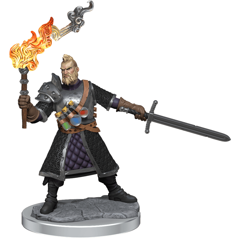 Dungeons & Dragons Frameworks: W01 Human Fighter Male from WizKids image 12