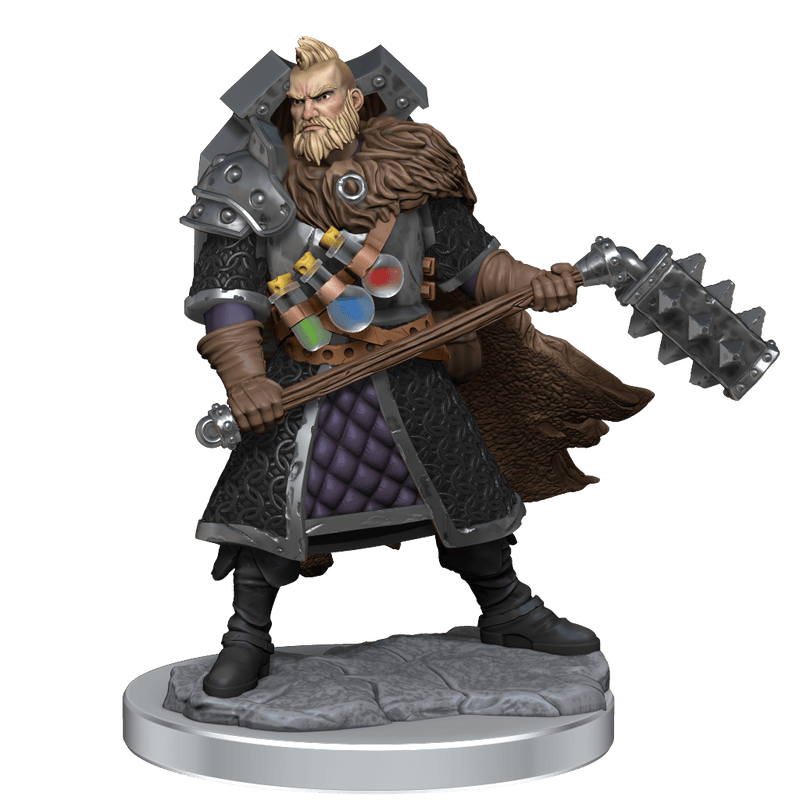 Dungeons & Dragons Frameworks: W01 Human Fighter Male from WizKids image 8