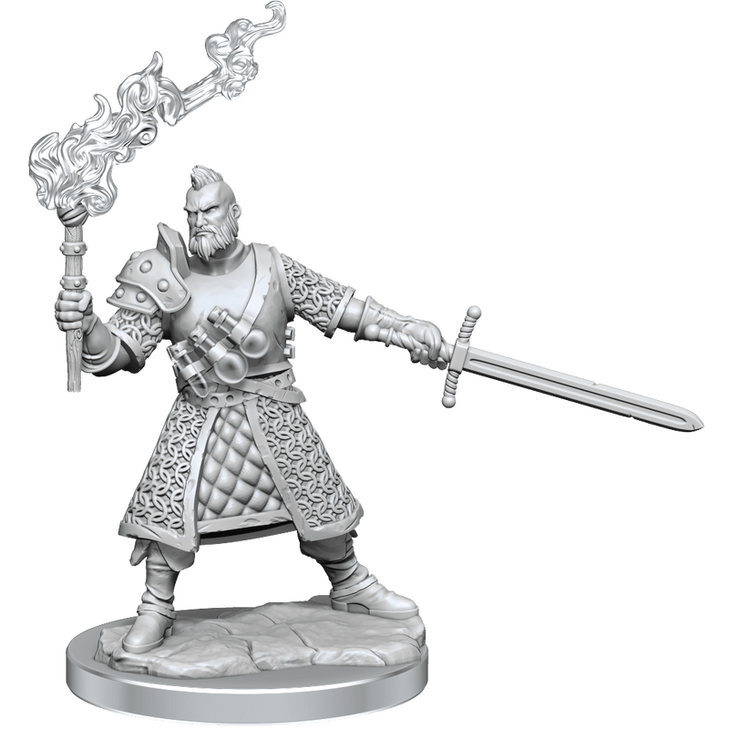 Dungeons & Dragons Frameworks: W01 Human Fighter Male from WizKids image 11