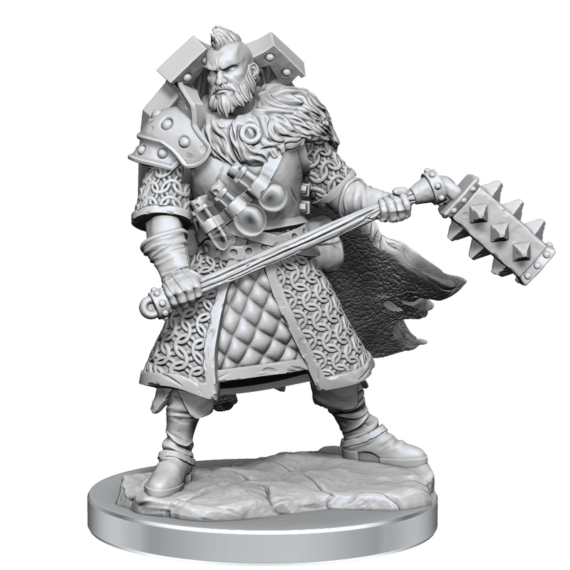 Dungeons & Dragons Frameworks: W01 Human Fighter Male from WizKids image 7