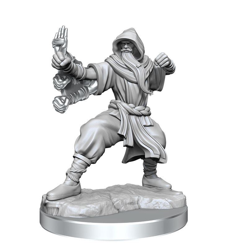Dungeons & Dragons Frameworks: W01 Human Monk Male from WizKids image 14