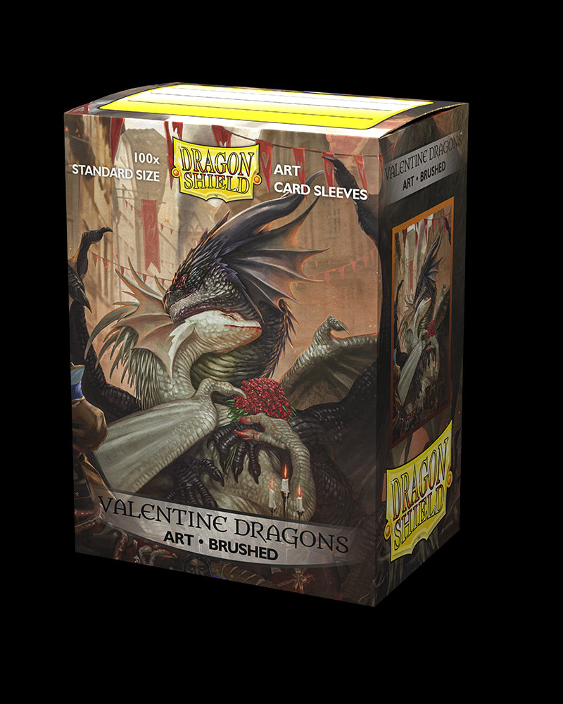 Dragon Shields: (100) Brushed Art - Valentine Dragons 2021 from Arcane Tinmen image 8
