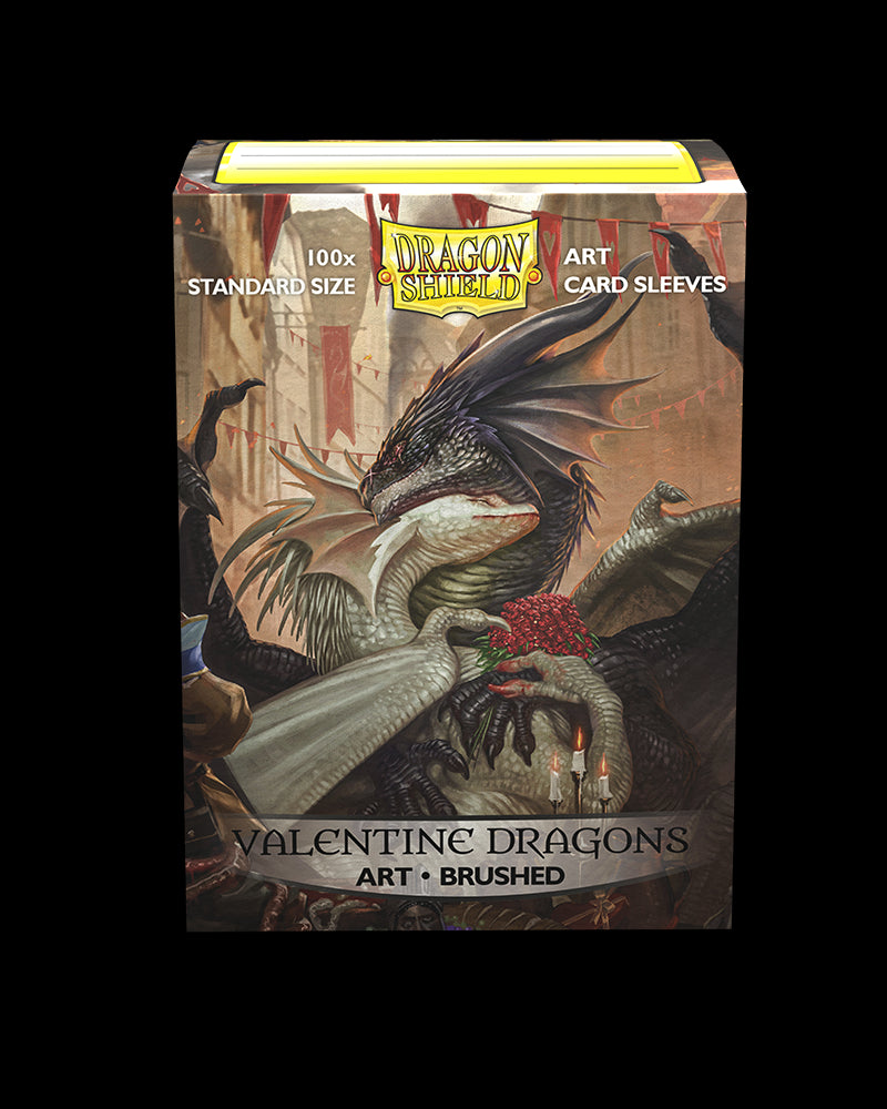 Dragon Shields: (100) Brushed Art - Valentine Dragons 2021 from Arcane Tinmen image 9