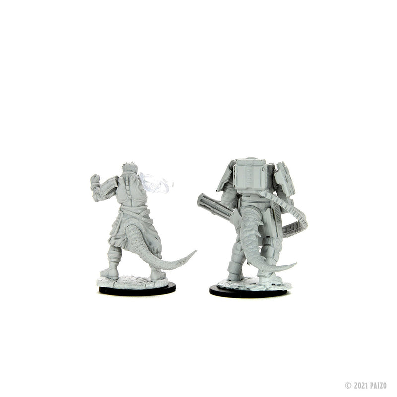 Starfinder Deep Cuts Unpainted Miniatures: W15 Vesk Soldier from WizKids image 8