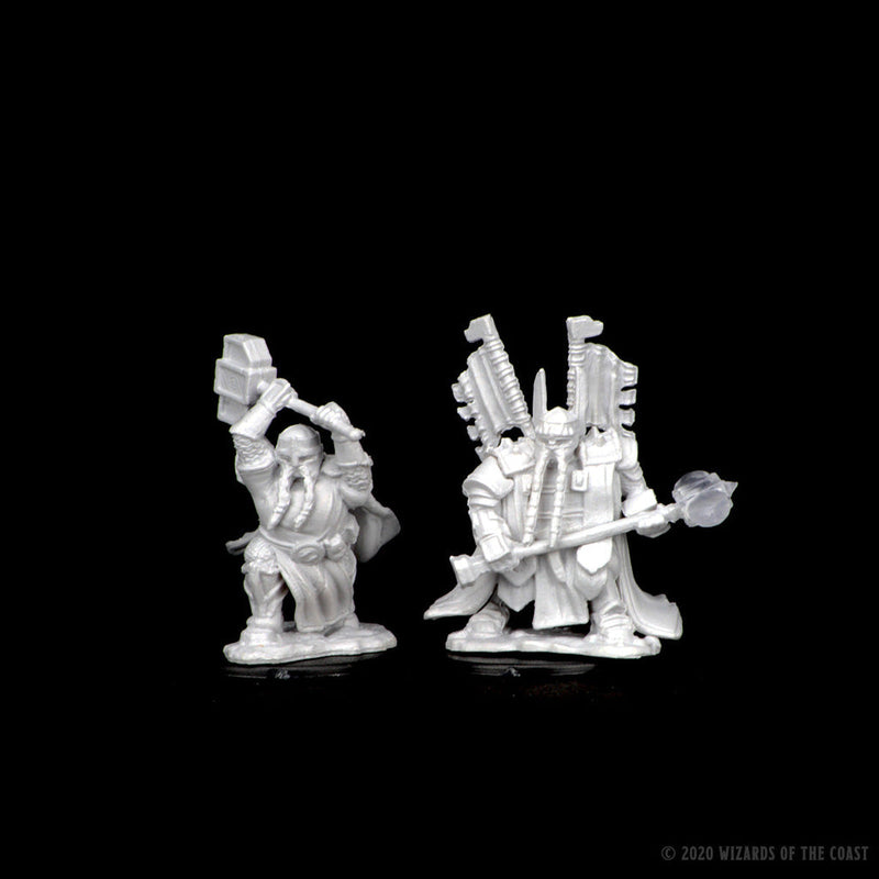 Dungeons & Dragons Nolzur's Marvelous Unpainted Miniatures: W04 Dwarf Male Paladin from WizKids image 5