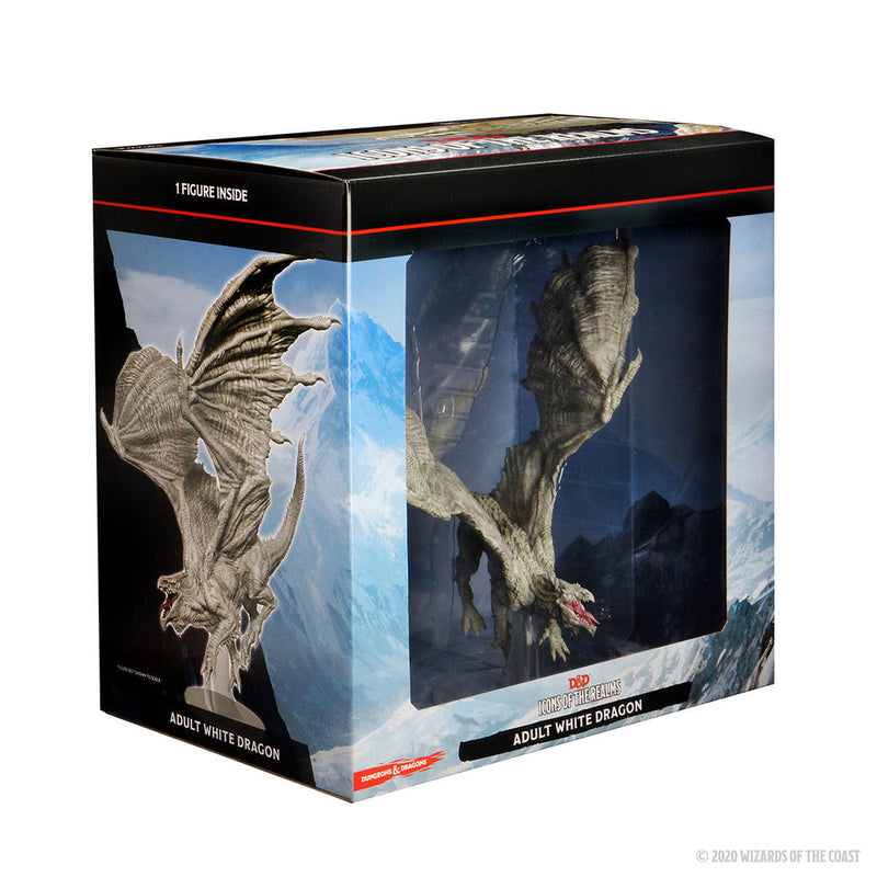 Dungeons & Dragons: Icons of the Realms Adult White Dragon Premium Figure from WizKids image 15