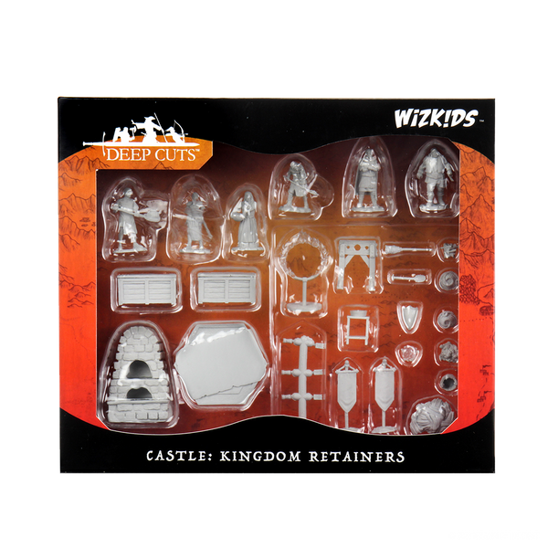 WizKids Deep Cuts Unpainted Miniatures: W12 Castle - Kingdom Retainers from WizKids image 9