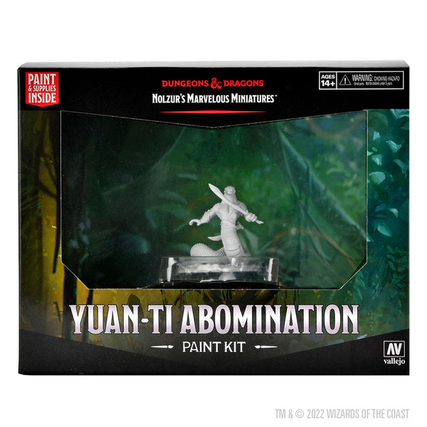 Dungeons & Dragons Nolzur's Marvelous Unpainted Miniatures: Paint Kit Yuan-ti Abomination from WizKids image 8