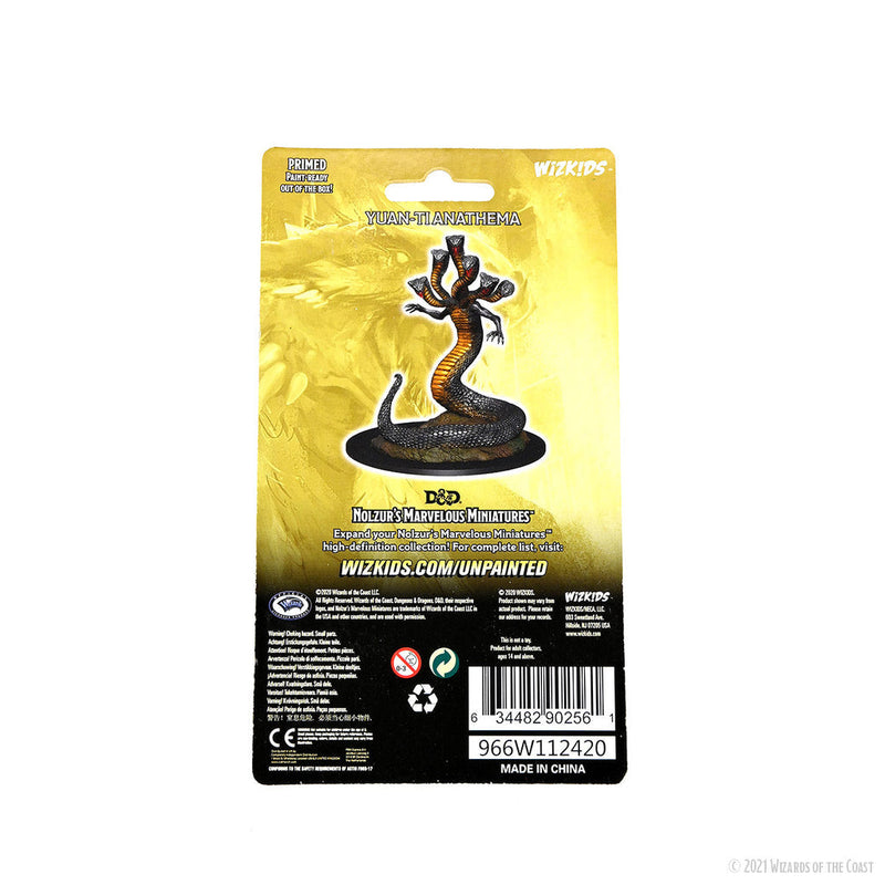 Dungeons & Dragons Nolzur's Marvelous Unpainted Miniatures: W14 Yuan-Ti Anathema from WizKids image 6